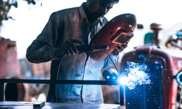 Welder With Mask